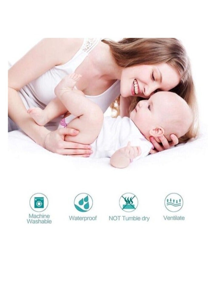 ديب سليب إيفري نايت واقي مرتبة مقاوم للماء للنوم العميق كل ليلة فردي/مزدوج 100 × 200 سم، عبوة من قطعة واحدة - Image 2