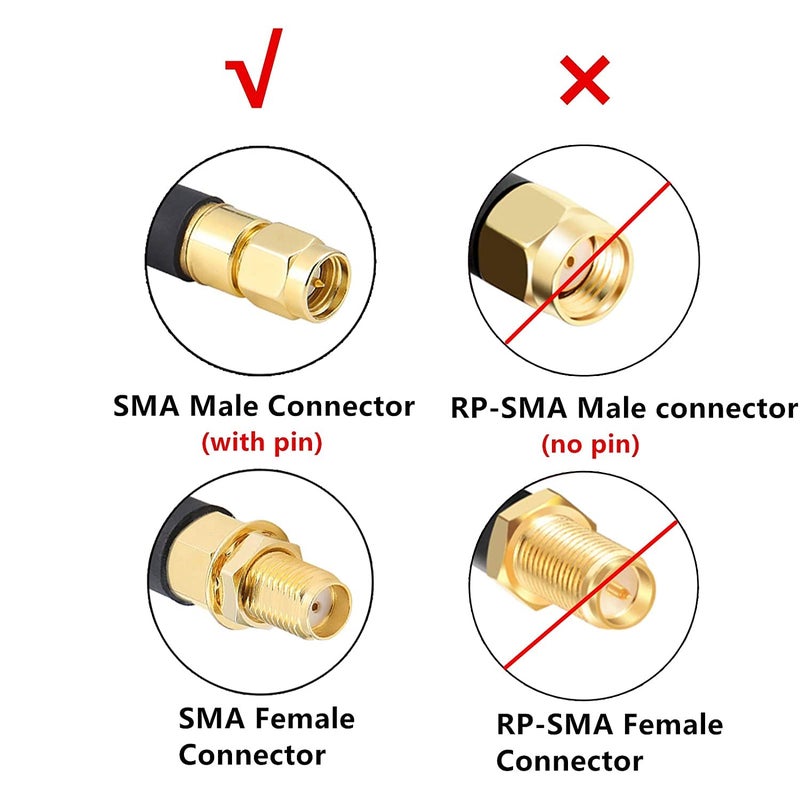 XRDS -RF XRDS 75 FT SMA Extension Cable with SMA Male to Female Connector, 50 Ohm Low Loss Coax Coaxial Cable - Image 3
