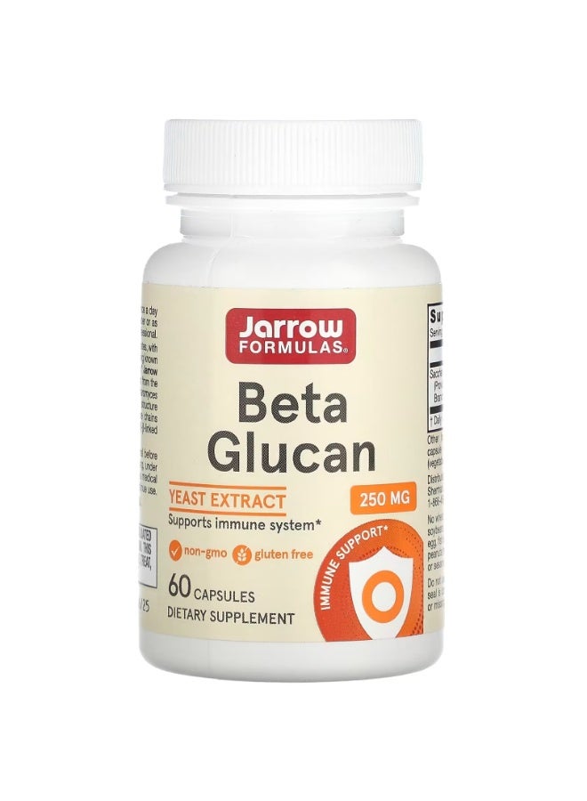 jarrow formulas Beta Glucan, 250 mg, 60 Capsules