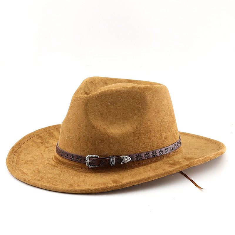 Cowboy Hat Women Bride Disco Color Diamond Wedding Hat - Image 1