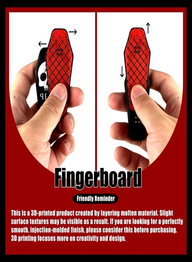 ascavs Magnetic Kickflip Fidget Slider Toy for Adults Mini Flip Fingerboard Skateboard with Storage Crat Portable,Office Desk Toys - Image 2