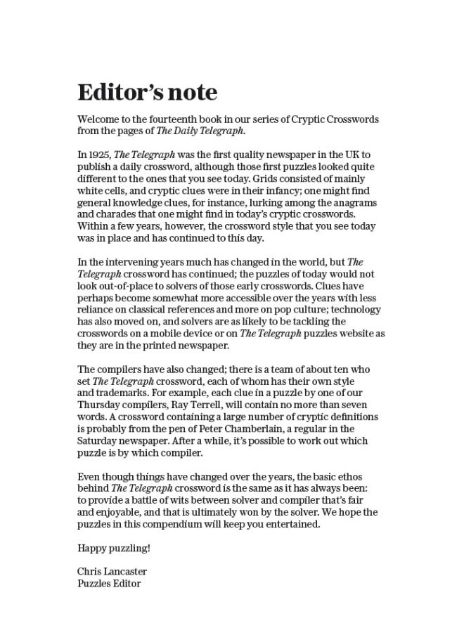 The Telegraph Cryptic Crosswords 14  - Image 2