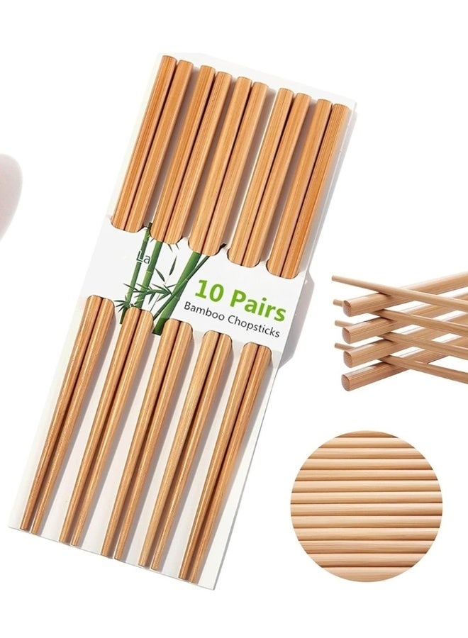 Reusable Chinese Chopsticks Set - 10 Pairs - Image 4