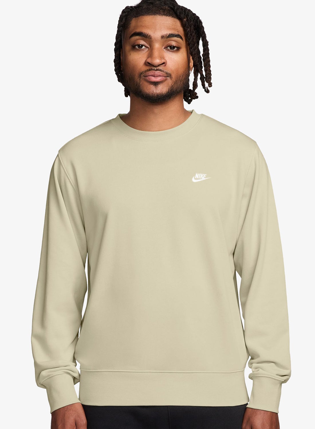 tan crew neck nike