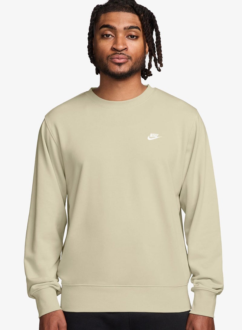 Nike Club Fleece Logo Sweatshirt - Image 1