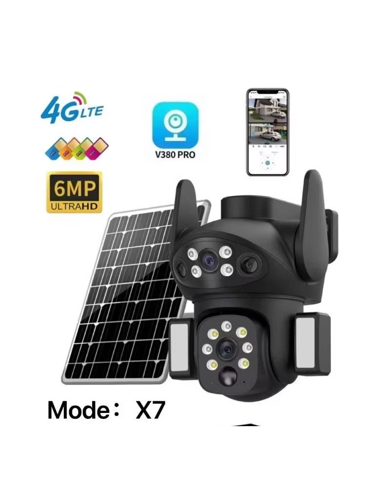 DUAL LENS 4G CAMERA PTZ 360°VIEW SOLAR POWERED IP66 WATER PROOF OUTDOOR - Image 4