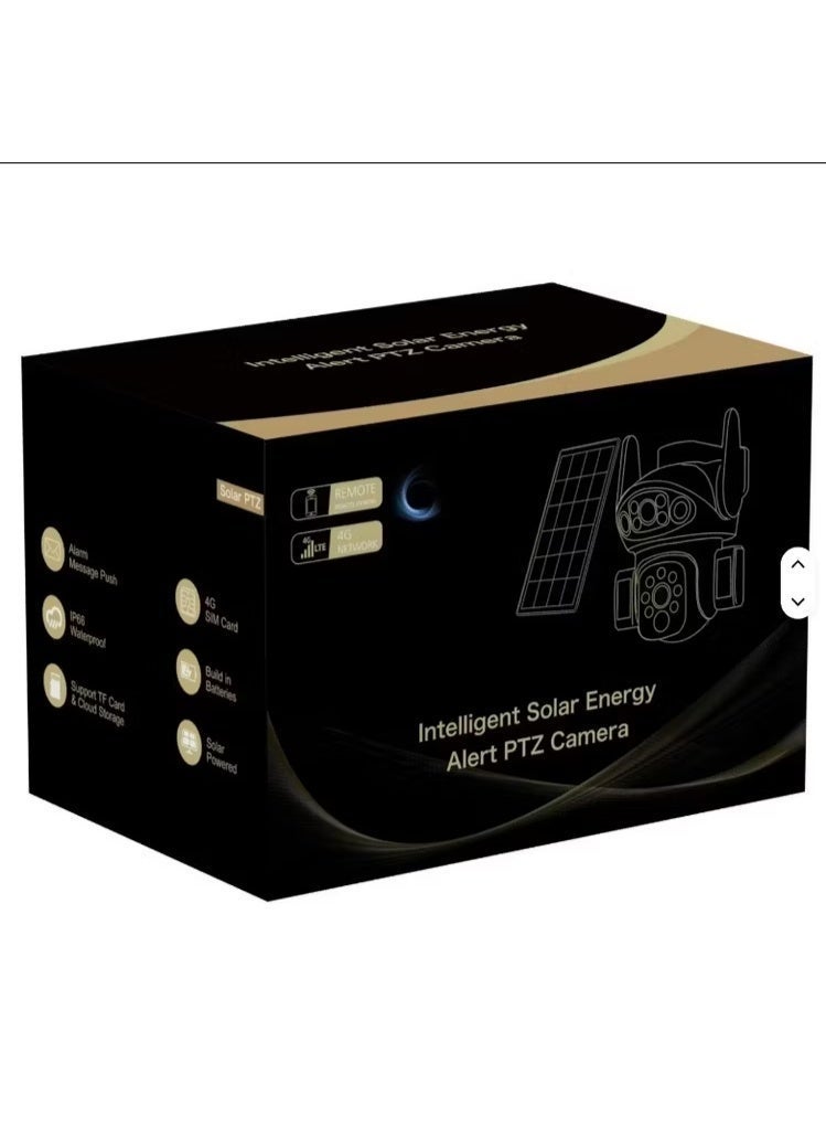 DUAL LENS 4G CAMERA PTZ 360°VIEW SOLAR POWERED IP66 WATER PROOF OUTDOOR - Image 2
