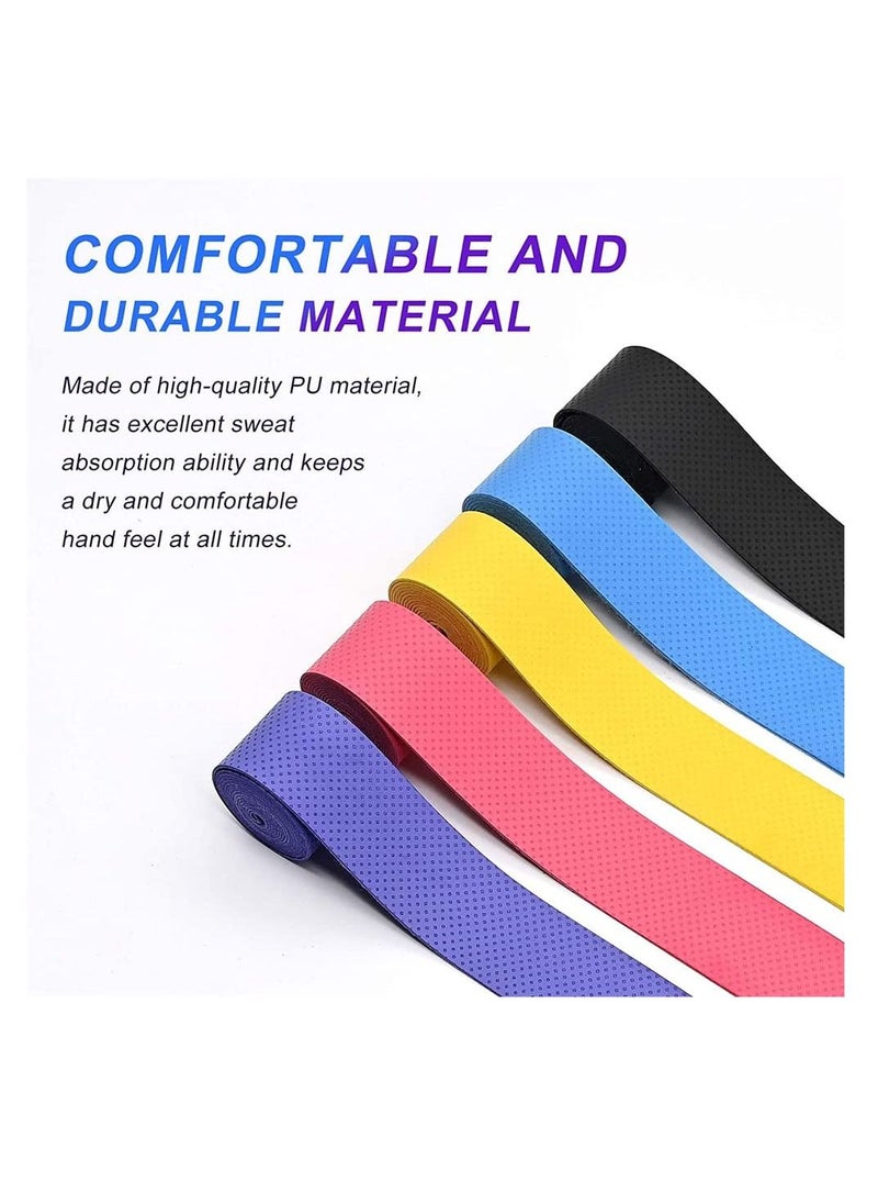 Excefore - 10Pcs Racquet Grip, Super Absorbent Badminton Racket Grip, Stretchy Anti Slip Tennis Racket Grip Tape, Tennis Badminton Racket Overgrips Handle Grip Tape for Tennis Badminton Racquet Grips - Image 1