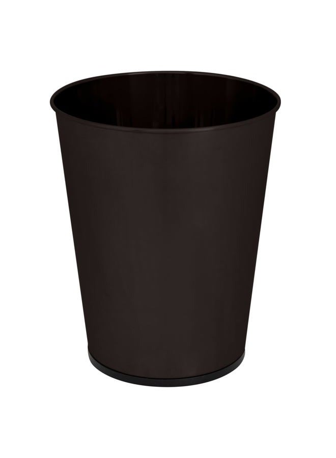 Bath Bliss 5 Liter Small Wastebasket | 11 Inches Height | Round Open Top | Trash Can | Bathroom | Bedroom | Kitchen | Dorm | Office | Disposal Waste Bin | Garbage Container | Oil Rubbed Bronze - Image 1