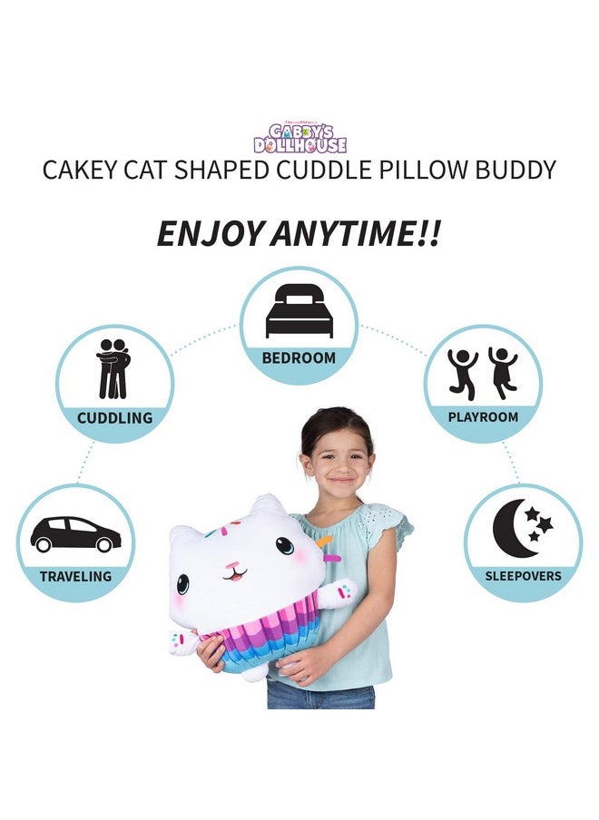 Franco Orks Gabby'S Dollhouse Cakey Kids Bedding Super Soft Plush Cuddle Pillow Buddy, By Franco, 17.5" X 15" X 5"  - Image 3