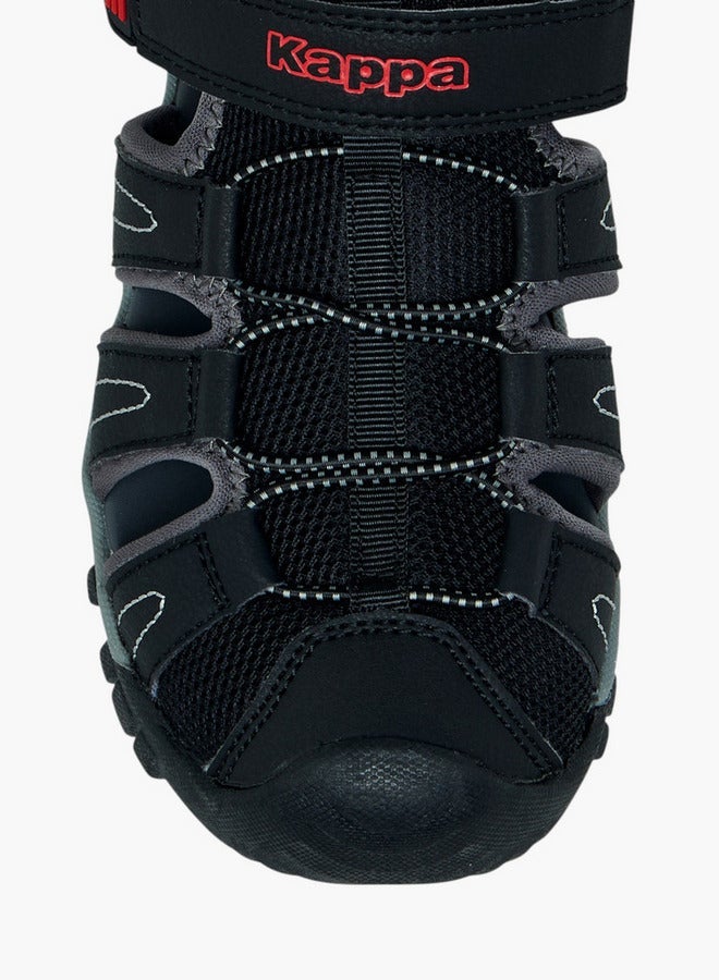 Kappa Boys' Panelled Sandals with Hook and Loop Closure - Image 3