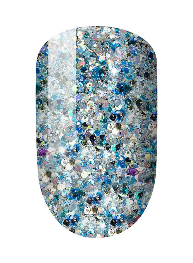 Lechat Gel Nail Polish, Gel Polish Soak Off Led U V Nail Gel Polish Sky Dust Glitter Kinetic Blue Sdms02 - Image 4