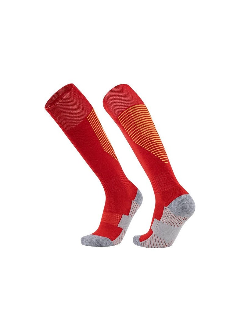 Loquat 2 Pair Anti Slip Sport Knee High Socks Athletic Socks