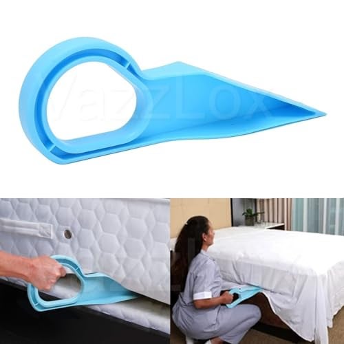VazzLox Plastic (Pack of 1) Mattress Lifter Tool 2 in 1 Bedsheet Tucker Tool/Stand Bed Lifter Helps Lift and Hold Mattress Wedge Elevator Tool Bed Making Tool Bed Tucker Tool - Image 1