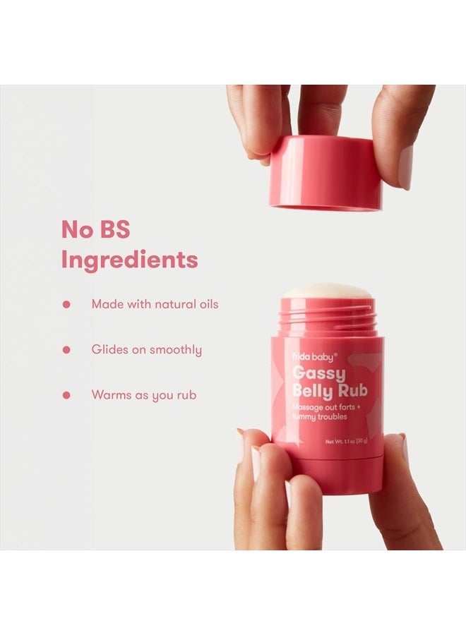fridababy Gassy Belly Rub, Massage out Farts+ Tummy Troubles (1.1 oz) - Image 5