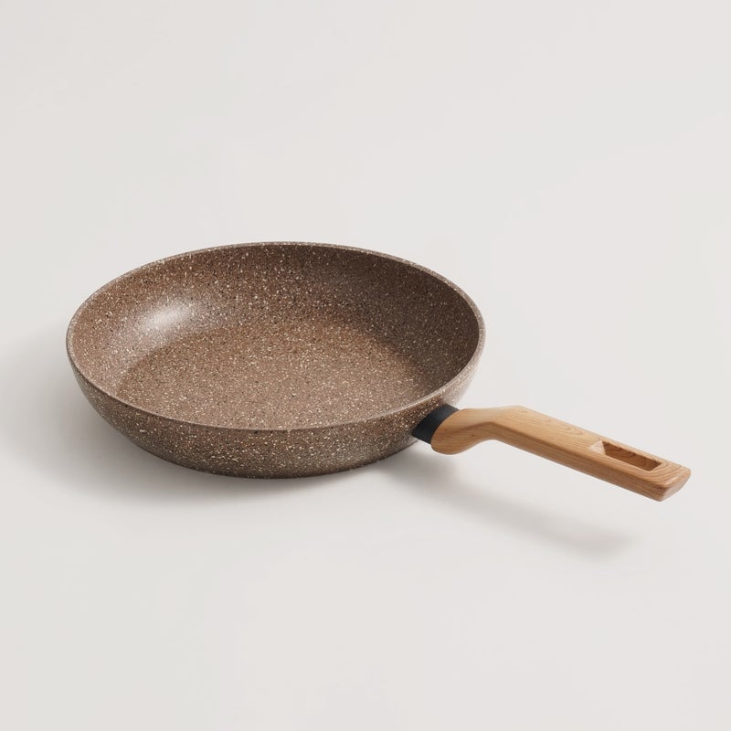 Alberto aluminium 9pcs cookware set, brownstone - Image 5