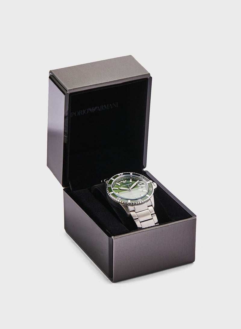 امبوريو ارماني ساعة انالوج بواجهة تاريخ - Image 4