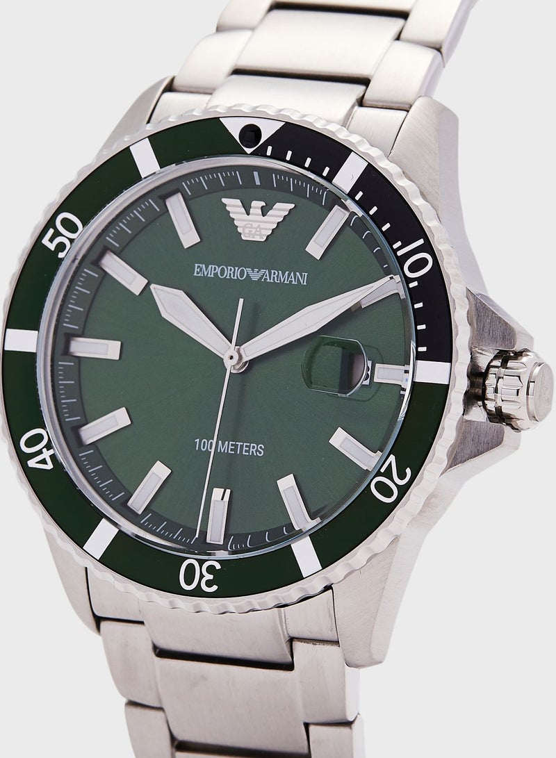 امبوريو ارماني ساعة انالوج بواجهة تاريخ - Image 2