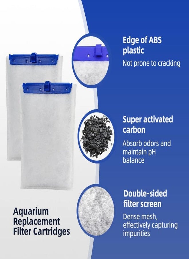 Laoha 16-Pack Large Replacement Filter Inserts for Tetra Whisper Bio-Bag Filters, Compatible with Whisper 20i/40i, IQ20/30/45/60, PF20/30/40/60 and Reptile Filters - Image 4