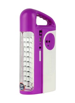 GEEPAS Rechargeable LED Lantern with LED Bulb and Solar Panel | Automatic Lighting | USB Mobile Charging | 100 Hours Working| Solar Input| Power Bank Function | Strong and Portable Design  - Image 2