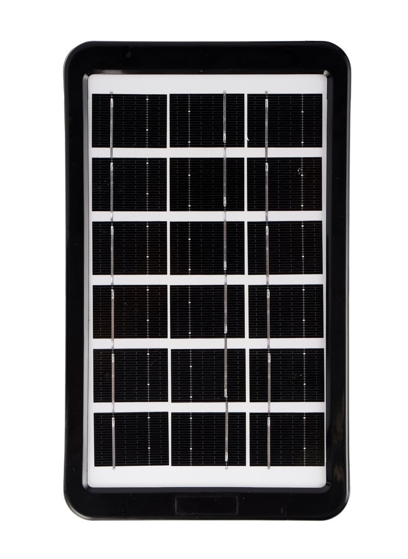 GEEPAS - Rechargeable LED Lantern with LED Bulb and Solar Panel | Automatic Lighting | USB Mobile Charging | 100 Hours Working| Solar Input| Power Bank Function | Strong and Portable Design - Image 1