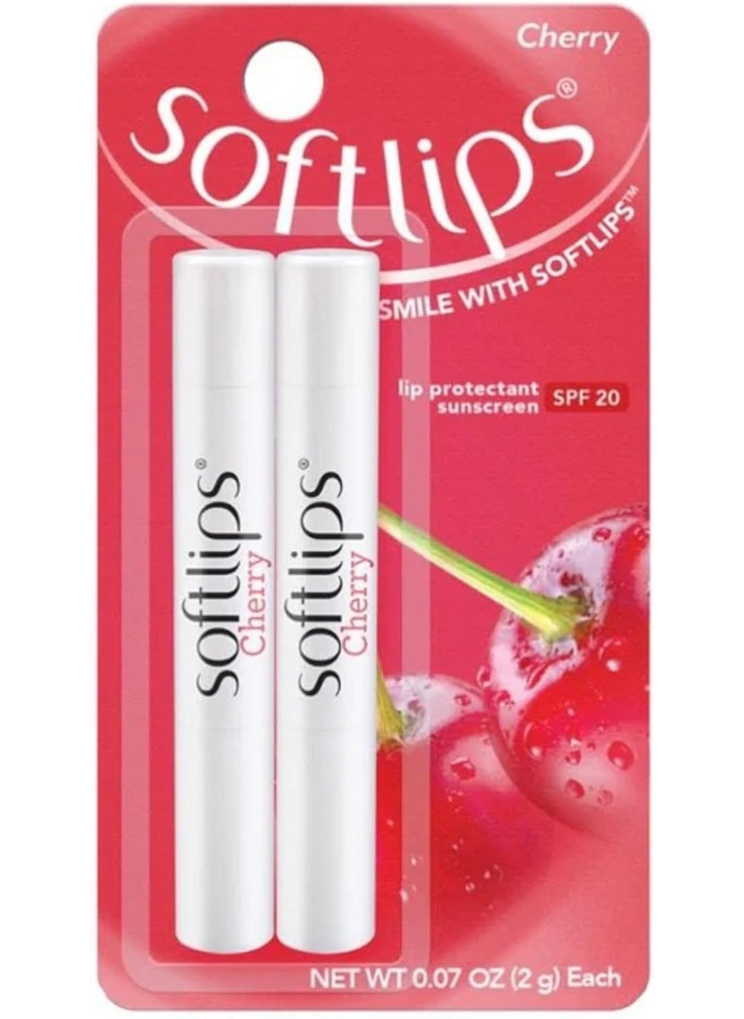 Softlips Softlips Lip ProtectantSunscreen Value Pack Cherry Twinpack  - Image 1