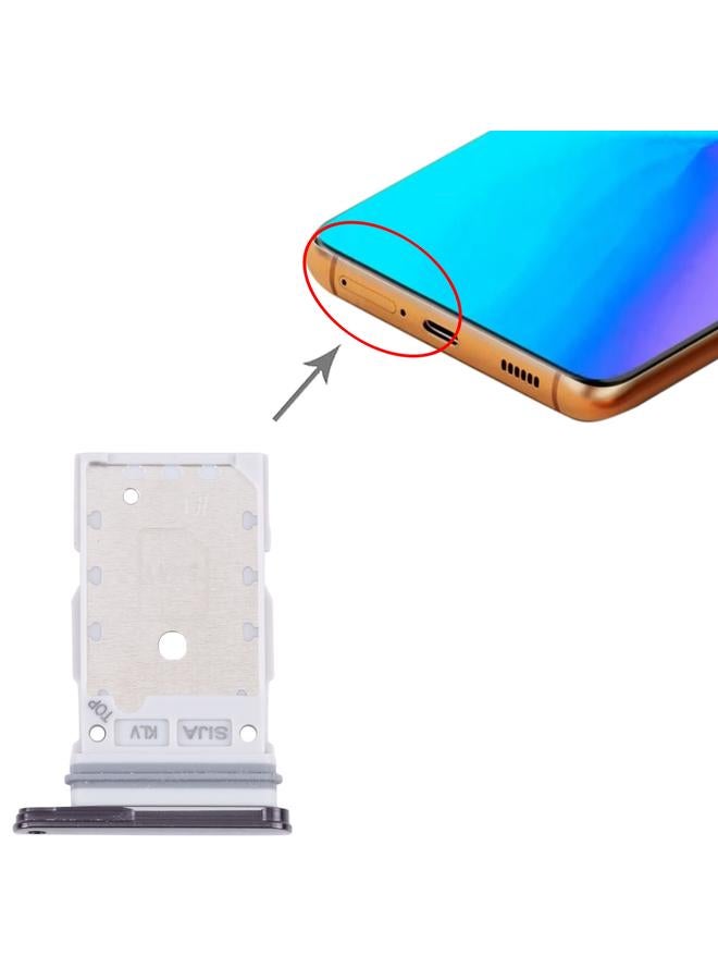 erorex For Samsung Galaxy S22+ 5G / S22 5G / SM-S906B SM-S901B Original SIM Card Tray + SIM Card Tray (Black) - Image 4