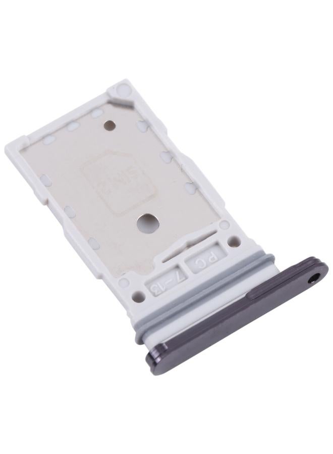 erorex For Samsung Galaxy S22+ 5G / S22 5G / SM-S906B SM-S901B Original SIM Card Tray + SIM Card Tray (Black) - Image 3