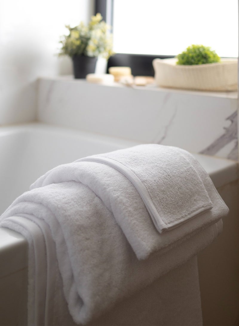 More cottons Plain Face Towel 550GSM 100% cotton Breathable weaving 