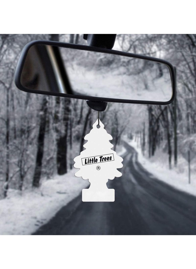 LITTLE TREES Little Trees Air Freshener Tree New Car Fragrance For Car Home Boat Caravan - Six Pack, New Car Blue  - Image 3