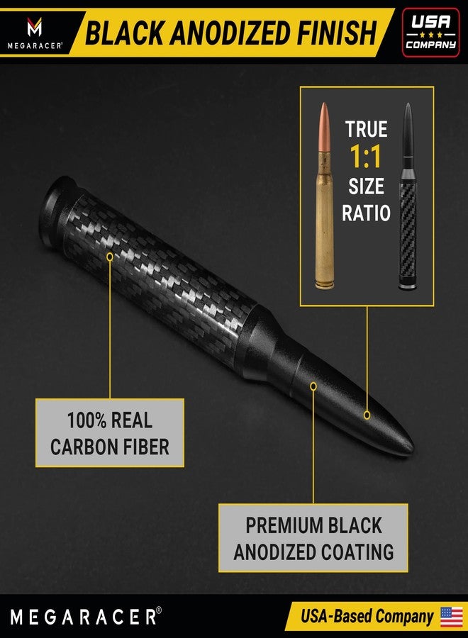 Mega Racer 100% Real Carbon Fiber Black Car Antenna - 5.5 Inch Universal Fit, 6061 Solid Aluminum, Anti-Theft Design, Car Wash Safe, Antenna Replacement, Pack of 1 - Image 5