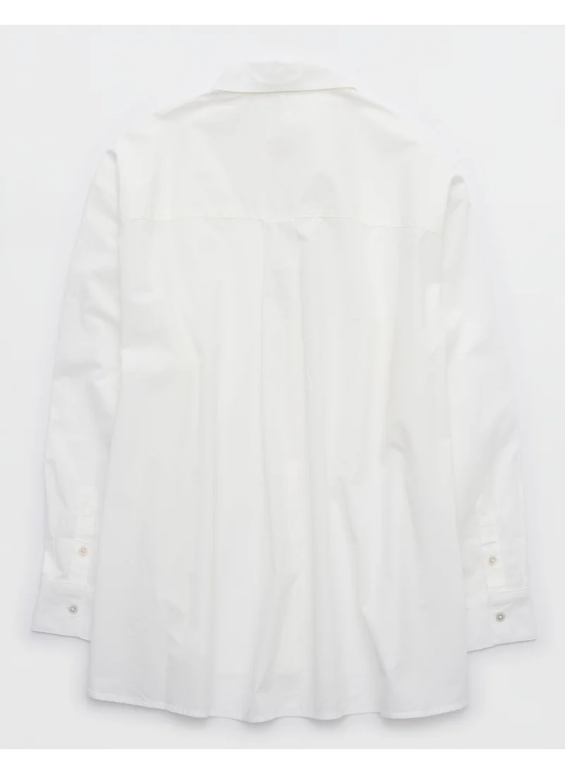 آري من امريكان ايجل Aerie Good Day Button Down Shirt