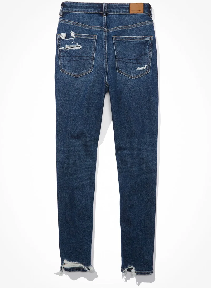 American Eagle Ripped Mom Jeans