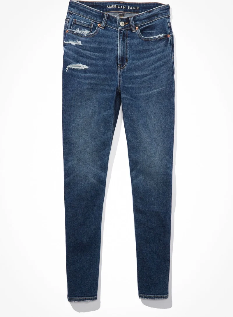 American Eagle Ripped Mom Jeans