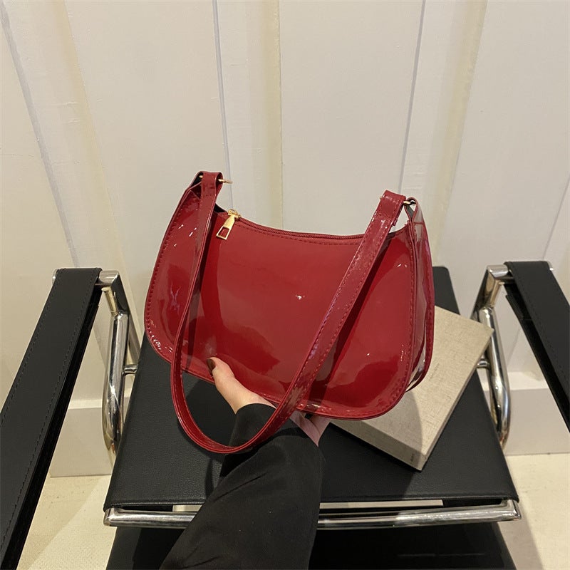 Korean Style Shoulder Bag for Women 2026 New Fashion Solid Color Small Square Bag - Image 3