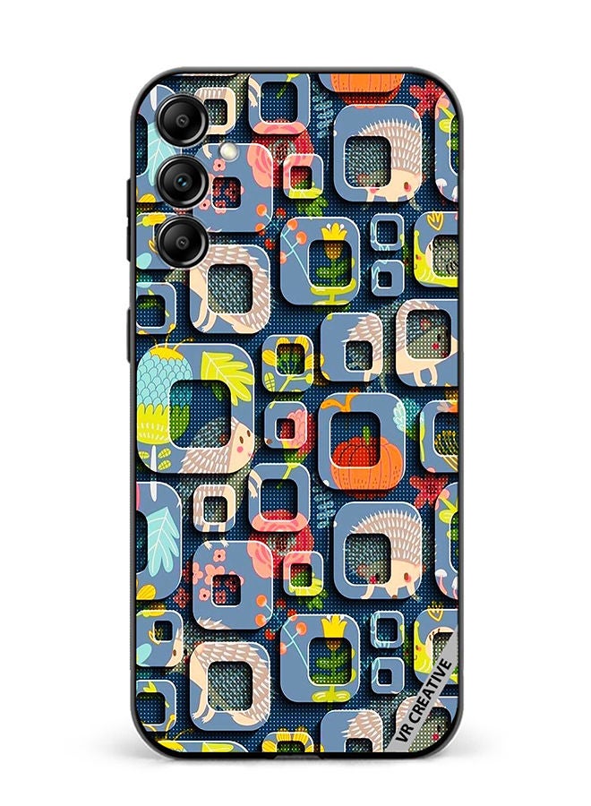 VR CREATIVE Protective Case Cover For Samsung Galaxy M54 Abstract Design Multicolour - Image 1