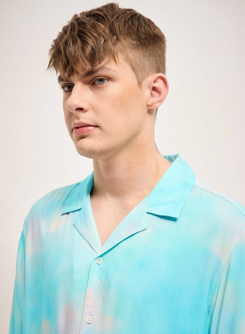 THE BEAR HOUSE Rayon Shirt for Men | Short Sleeve, Casual or Formal Button-Down | Soft, Breathable Fabric for Work, Everyday, & All-Season Wear in Stylish - Image 3