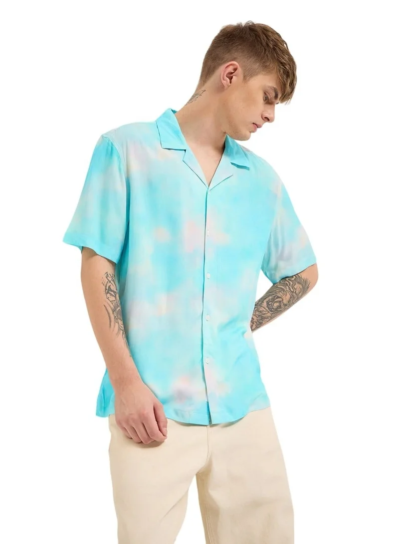 The Bear House  Rayon Shirt for Men | Short Sleeve, Casual or Formal Button-Down | Soft, Breathable Fabric for Work, Everyday, & All-Season Wear in Stylish for Men | Best Price UAE