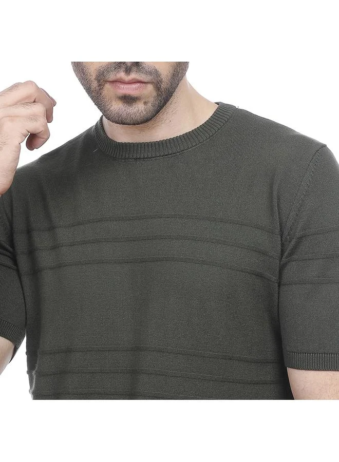 Coup Coup - Plain Woven T-Shirt With Round Neck