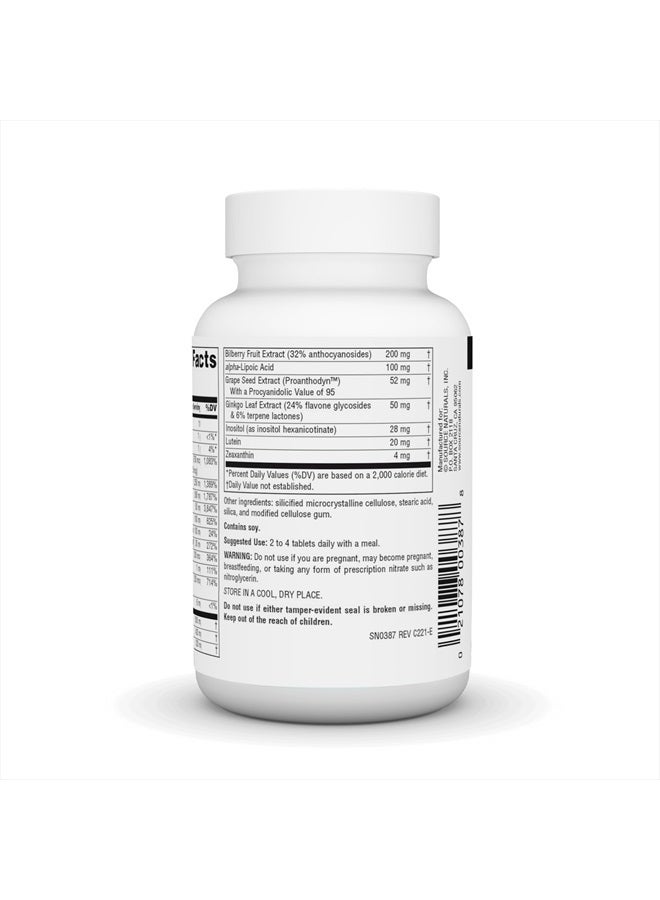 Source Naturals Visual Eyes Dietary Supplement - Multi-Nutrient Complex with Bilberry Extract, Lipoic Acid and Lutein - 60 Tablets - Image 3