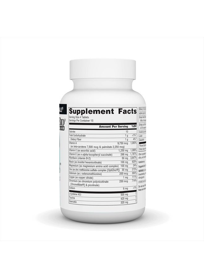 Source Naturals Visual Eyes Dietary Supplement - Multi-Nutrient Complex with Bilberry Extract, Lipoic Acid and Lutein - 60 Tablets - Image 2