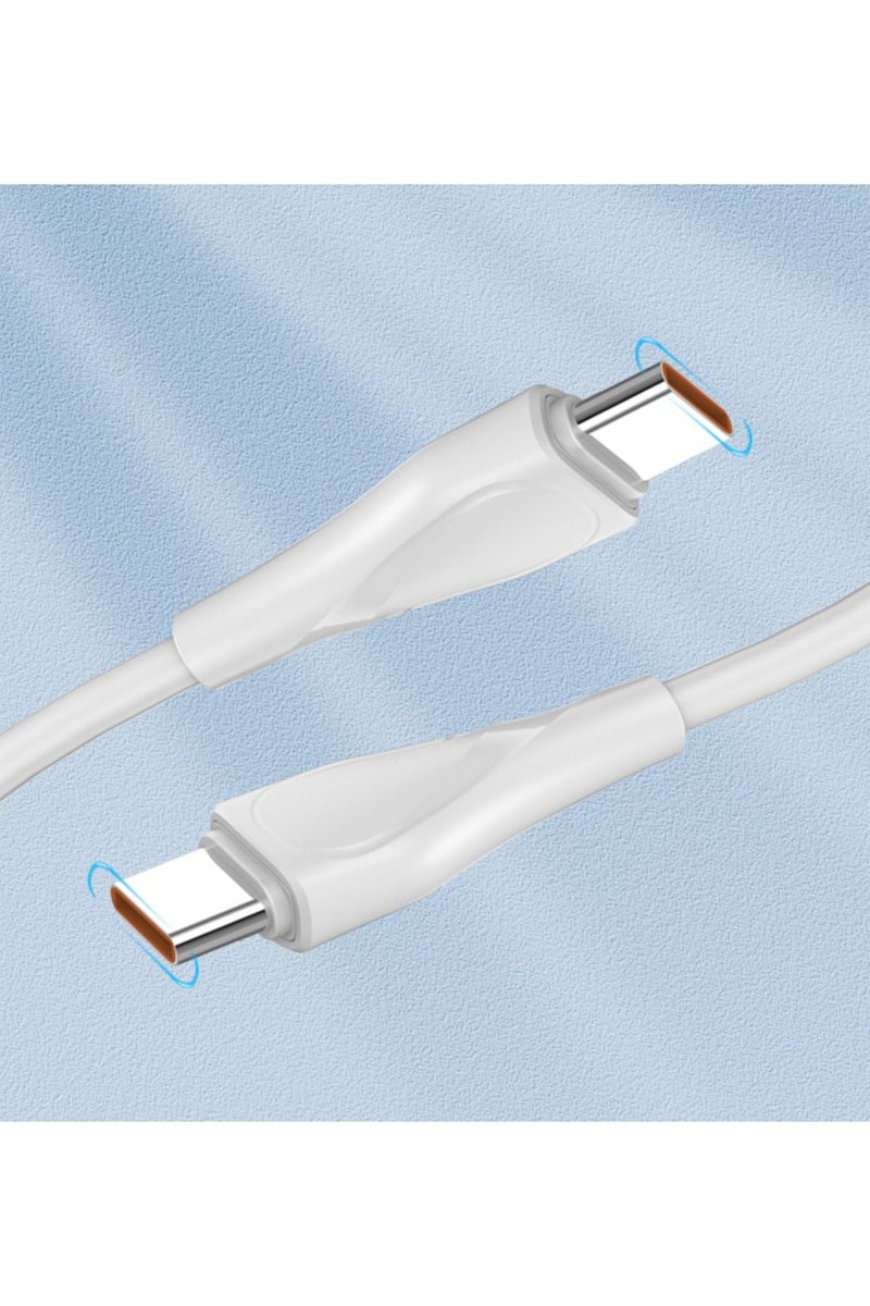 لدنيو وصلة كابل شحن سريع عالي الجودة 65 وات من تايب سي إلى تايب سي - Image 1