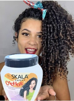 SKALA Skala Cachos Gelatin Hair Cream Anti-Frizz Curls Defines Rizos 1000g (Brazilian)  - Image 4