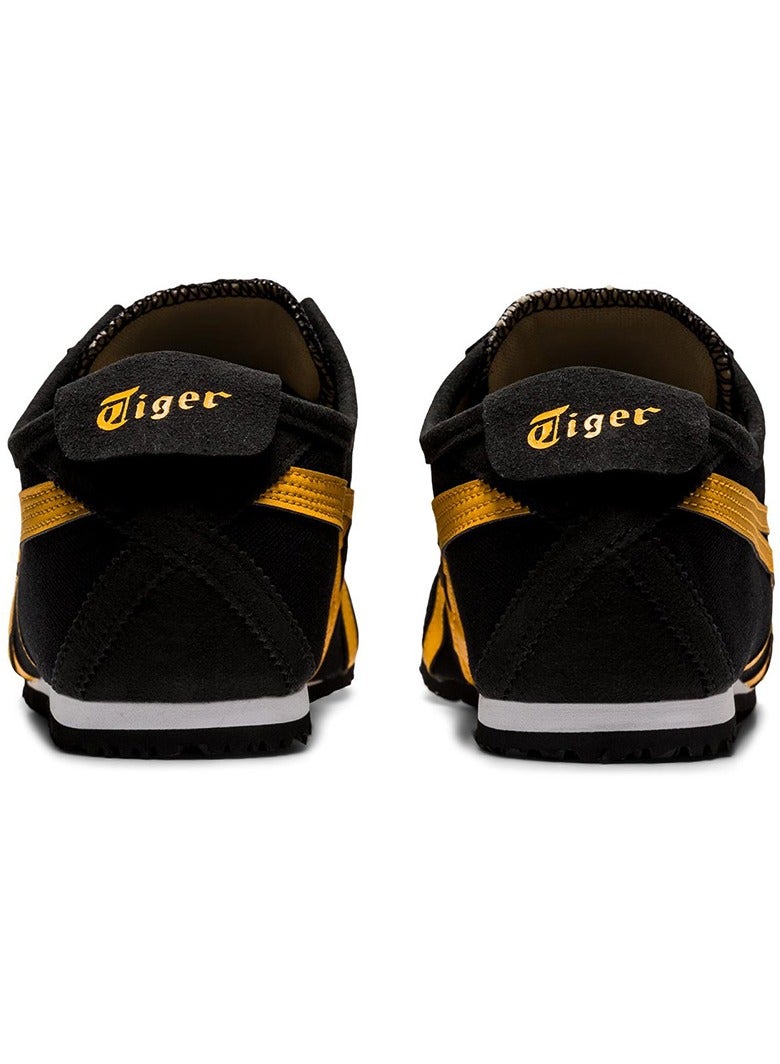 تايجر حذاء المكسيك 66 سهل الارتداء بدون أربطة باللونين الأسود والأصفر - Image 4