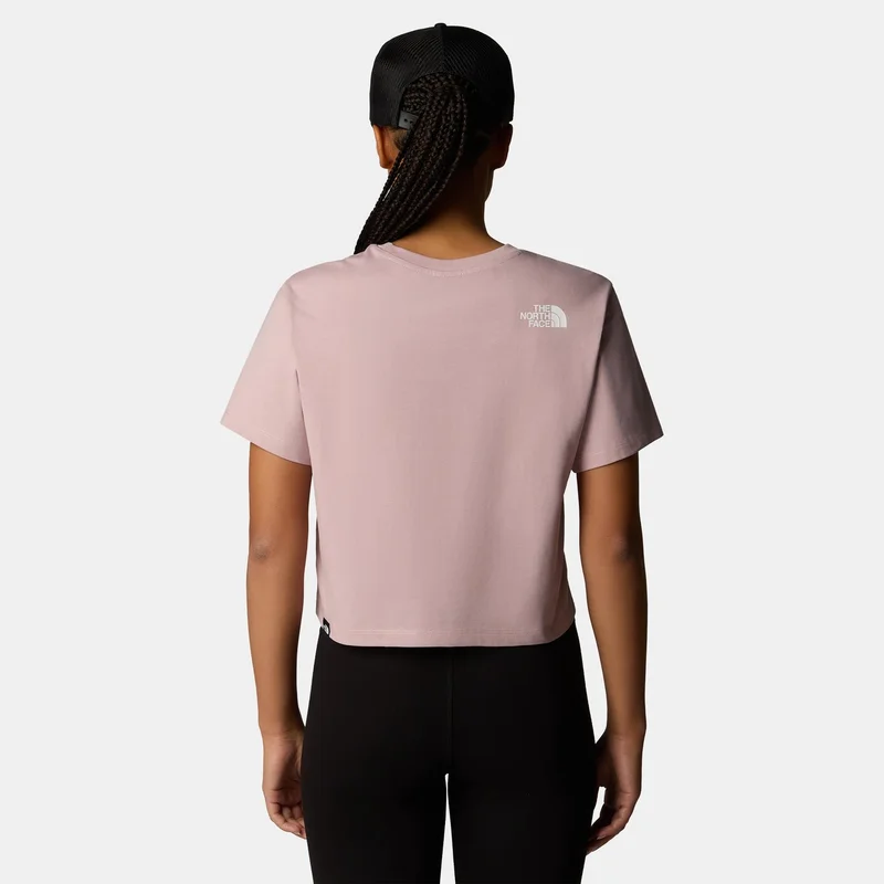 The North Face Pink Women’s Simple Dome Crop Top for Women | Best Price UAE