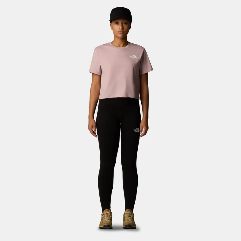 The North Face Pink Women’s Simple Dome Crop Top for Women | Best Price UAE