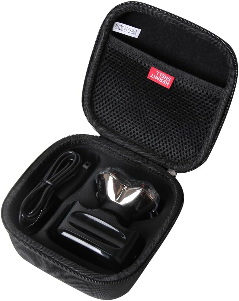 حافظة سفر صلبة هيرميتشل لآلة الحلاقة سكول شيفر بيتبول جولد برو للرجال