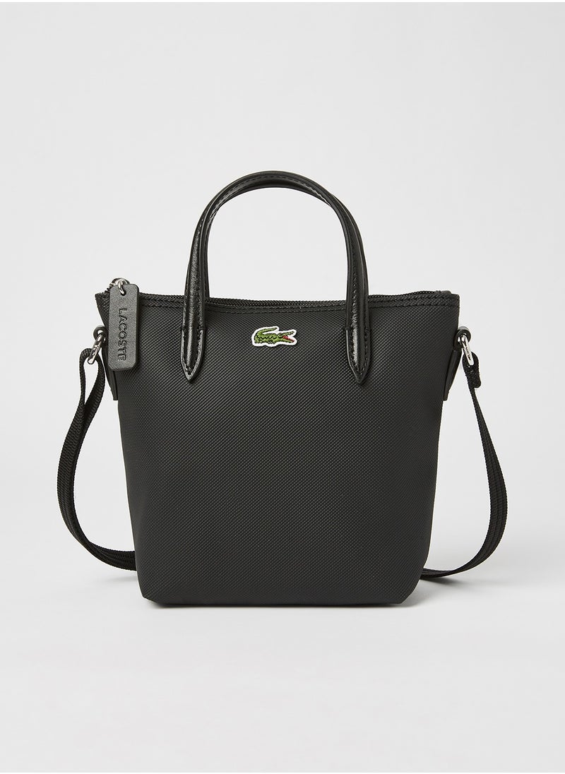 LACOSTE Petit Piqué Canvas Mini Crossbody Bag  - Image 1