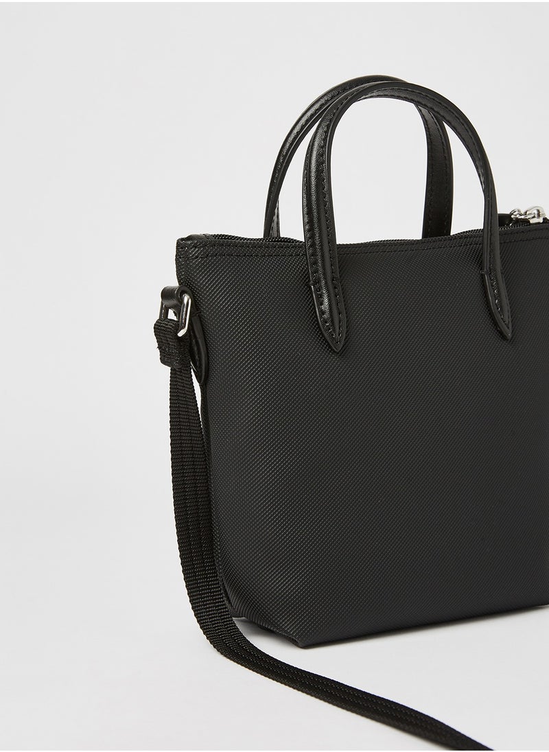 LACOSTE Petit Piqué Canvas Mini Crossbody Bag  - Image 2