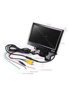 MR.SMART 7 Inch Dash Car Rear View Monitor Slim Dashboard Screen with Bluetooth, MP5, USB, Video, Audio and FM, LCD  - Image 5